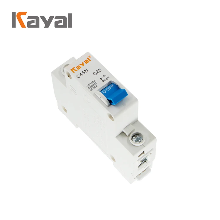 

Good Price Kayal Brand MCB c45N 1 2 3 4 P Type C Mini Circuit Breaker 6-63 Amp
