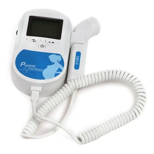 

* 2MHZ Probe Blue* CE Approved Contec Turauoise SONOLINE C Pocket Fetal Doppler Prenatal w/ TFT Display
