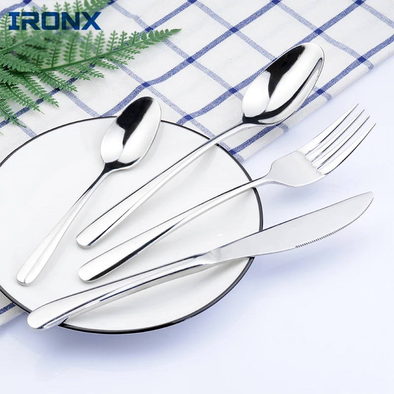 

4Pcs/SeCutlery Set Elegant Stainless Steel Flatware Set Western Food Tableware
