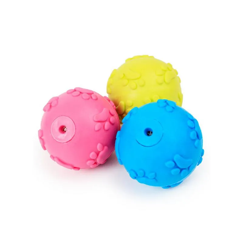 Игрушечный мяч для питомца для укус собаки игрушка мяч тренировочные собаки падение мяч звук резиновый полый шар X9222