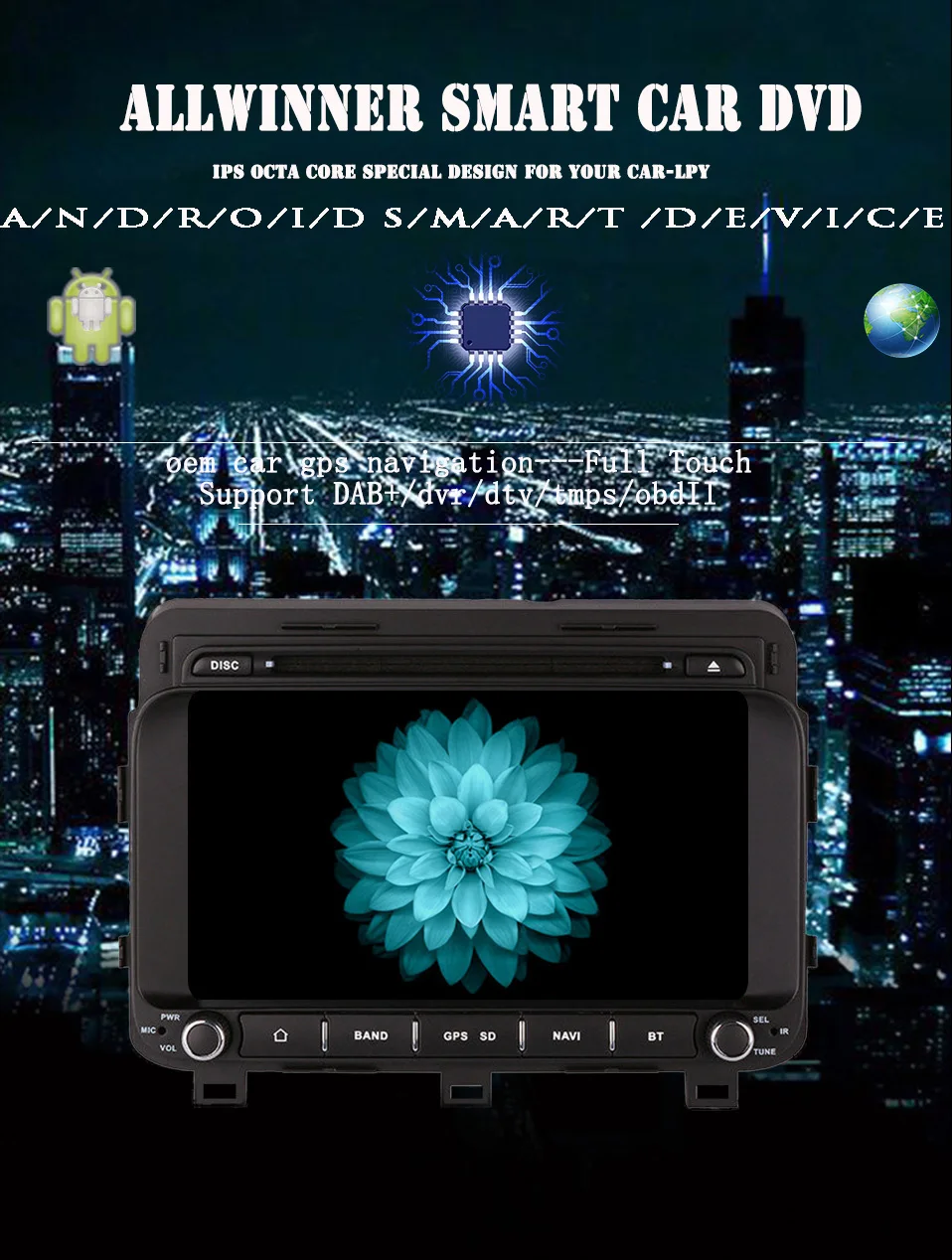 Sale Android 9.0 Car DVD for Kia Optima K5 2011-2018 RAM 4GB Head Unit Stereo Radio Navigation 2din Car multimedia player Audio Video 1