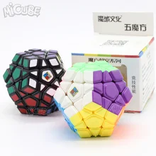 Кубик Moyu WuMoFang, магические кубики, скорость для начинающих, головоломка, Cubo Magico WCA, Чемпионат, выпуклая, без струйки, Megam