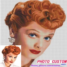 Фото на заказ Алмазная картина вышивка крестиком полностью круглое сверло изображение горного хрусталя Diy 5d Алмазная мозаика Алмазная вышивка распродажа