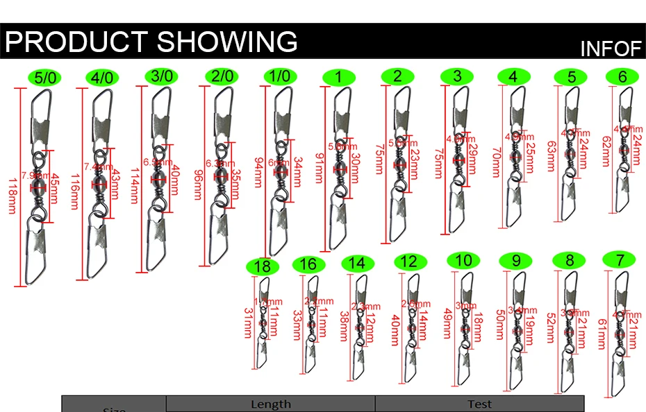 10/20 штук рыболовный поворотный карабин с защелкой, вертлюг с двойной безопасной защелкой#16-#5/0 рыболовный разъем, Клеммная Снасть