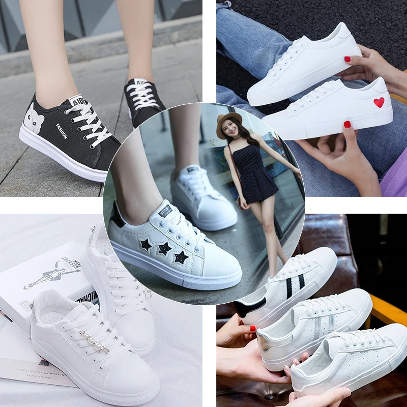 

Fashion Shoes Woman Breathble Vulcanized Shoes Casual Shoes Female Students Walking Shoes Canvas Zapatillas Mujer Sneakers 4
