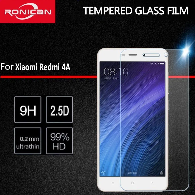

2Pcs For Xiaomi Redmi 4A 5A 6 6A 3 3s 3 Pro Tempered Glass Screen Protector for Xiomi Redmi 5 Plus Note 3 5 Pro Protective Film