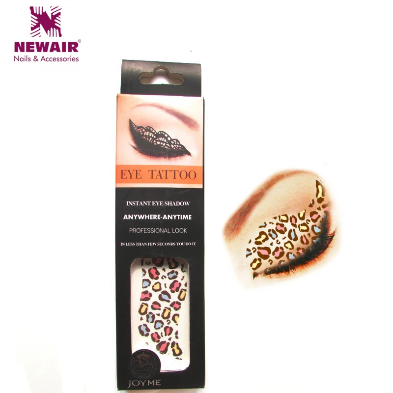 

Brand New Sex New Products Leopard Eye Liner Sticker Temporary Eye Tattoo Transfer Eyeshadow Eyeliner Tattoo Stickers