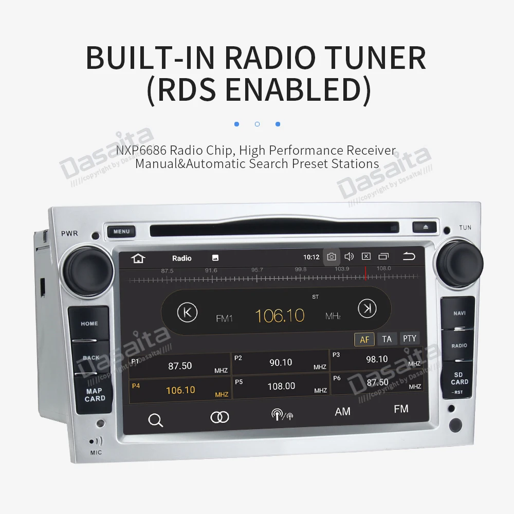Discount 7" 2 din Android 8.0 Car Radio for Opel Astra H Zafira Vivaro Vectra Tigra Corsa C Car DVD Player 2004 Autoradio Stereo GPS Wifi 9