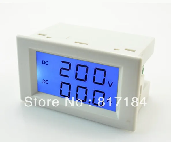

DC0-199 .9V 50ADigital DC voltmeter DC ammeter digital LCD DC voltage ammeter head