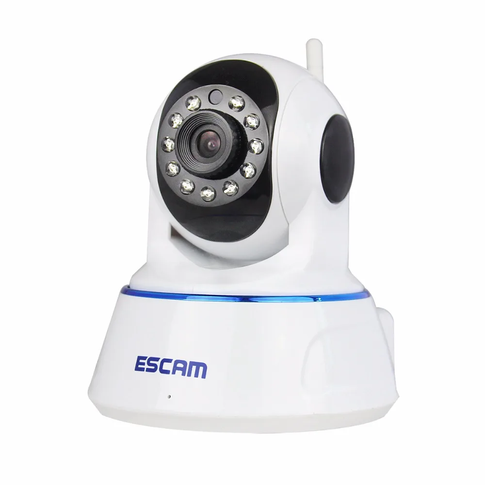 

Escam QF002 IP Camera HD 720P WIFI Night Vision P2P 1MP Indoor Infrared Security Surveillance CCTV Mini Wireless Camera