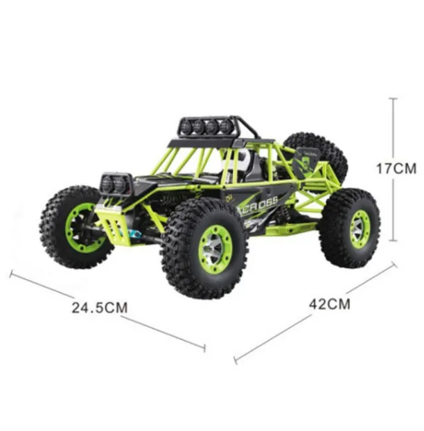 Радиоуправляемая машина WLtoys 12428 4WD 1/12 2,4 г 50 км/ч высокая скорость Monster Truck Радиоуправление RC багги внедорожный RTR обновленная версия VS A979-B