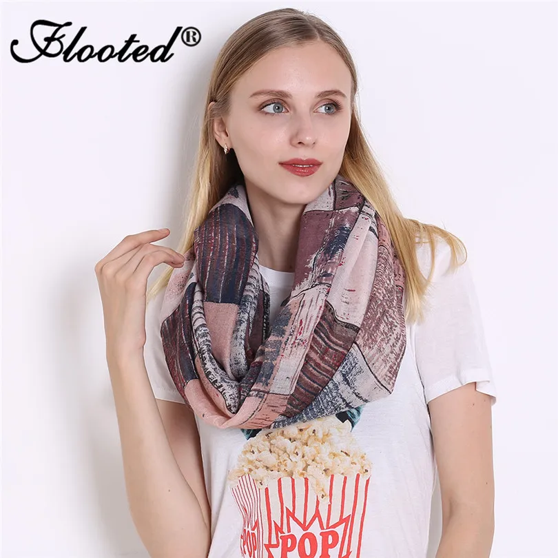 Fashion Scarf Women Plaid Cotton Scarf Necklace Luxury Brand Womens