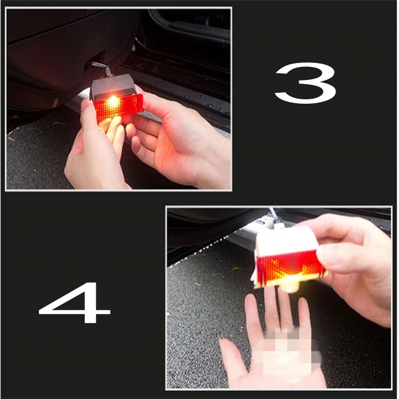 2pcs LED Car Door Light For Mercedes Benz Glk Class X204 2012