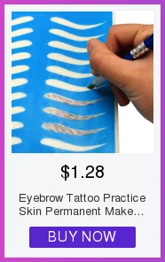Professional Face Eyebrow Lip Tattoo Measure Stencil Tool Brow Permanent Makeup Eyebrow Reusable Guide Ruler J11