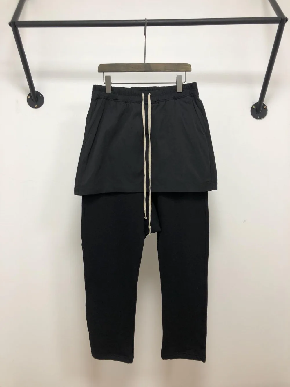 

2019ss Men Denim Pants Owen Gothic Women Casual Summer Spring Black Harem Pants