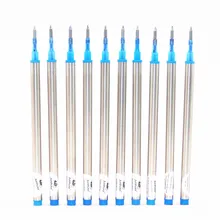 Jinhao заправка винтов 10 шт. синие чернила 0,7 мм перо для школьников, студентов, офиса, канцелярские ручки, чернильная Ручка-роллер, новинка