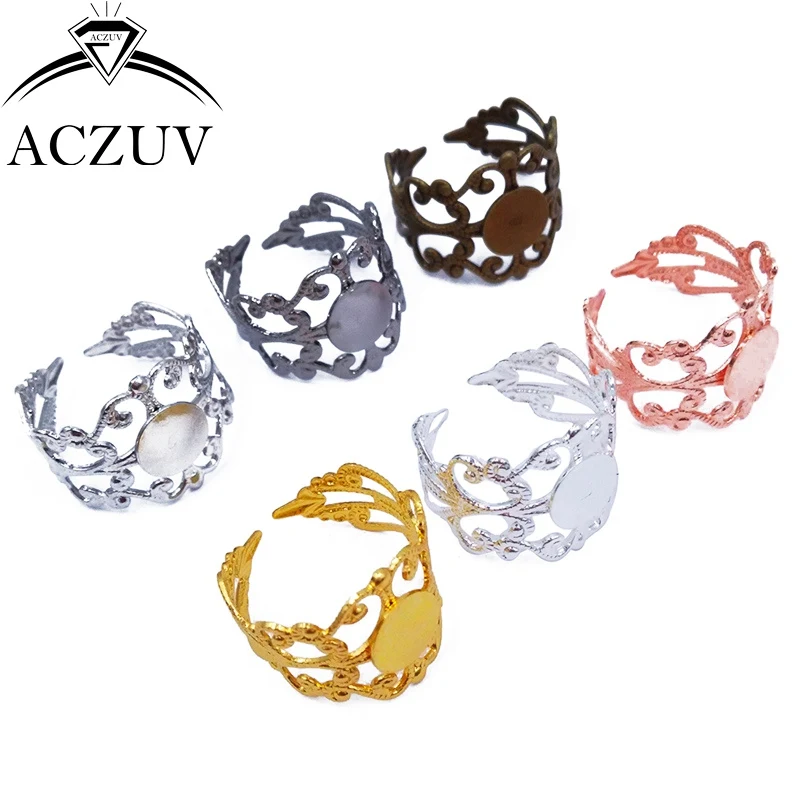 01- Adjustable Ring Base Bezel Blank Setting (18)