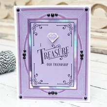 Naifumodo Square Frame Curves Border Metal Cutting Dies Scrapbooking and Card Making 2019 New DIY Stencil Crafts Dies Cuts Naifumodo Square Frame Curves Border Metal Cutting Dies Scrapbooking and Card Making 2019 New DIY Stencil Crafts Dies Cuts