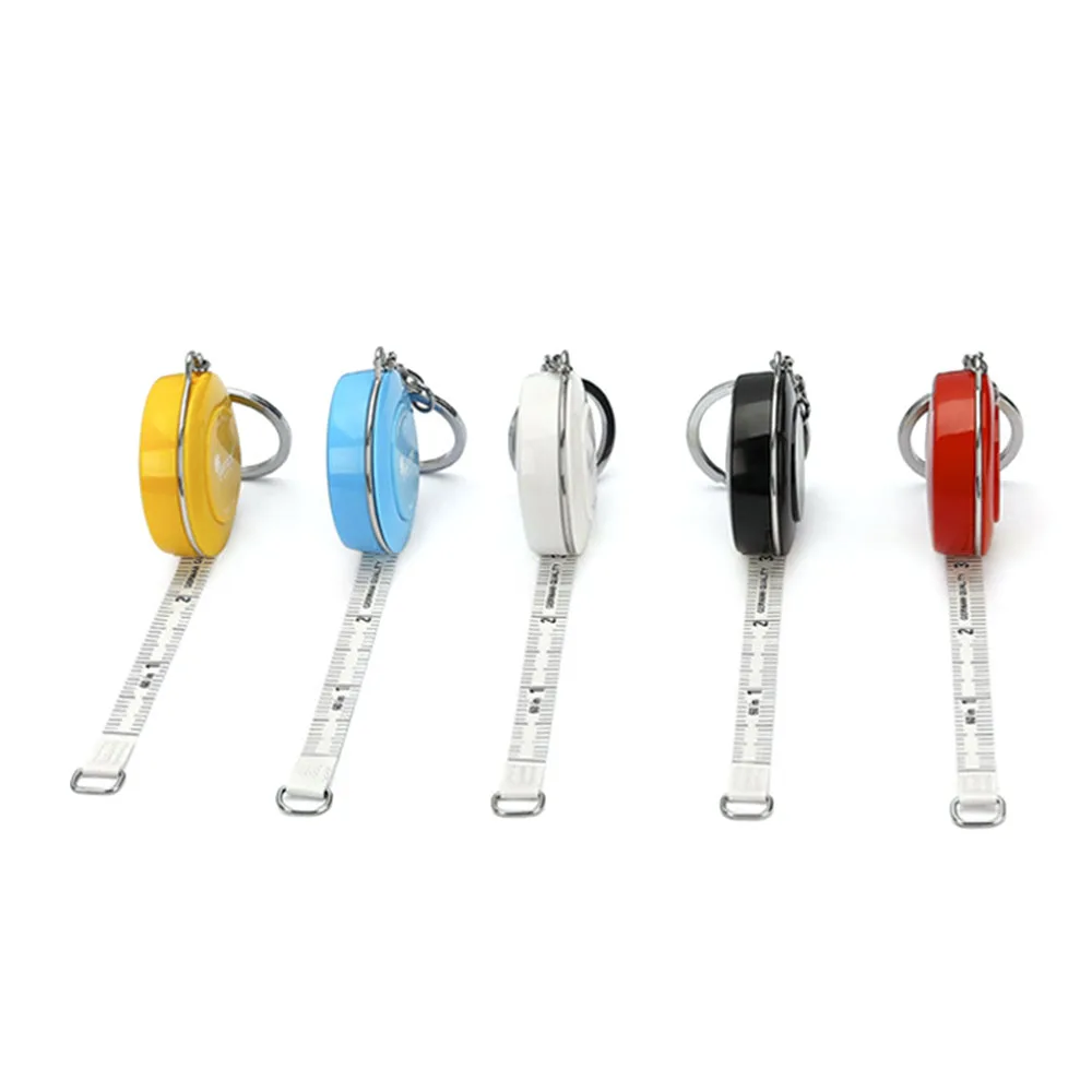 1.5m PU Tape Retractable Clothing Ruler Flexible Sewing Automatic Plastic Measure for Sewing Cloth Dieting Metric Tailor Rule