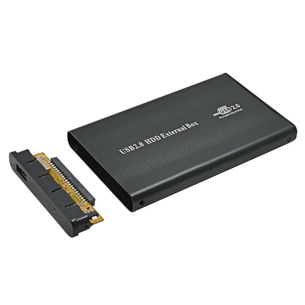 TISHRIC HD HDD SSD DVD коробка 2 5 Внешний USB 0 Корпус контейнер для жесткого диска 1 ТБ 44Pin IDE