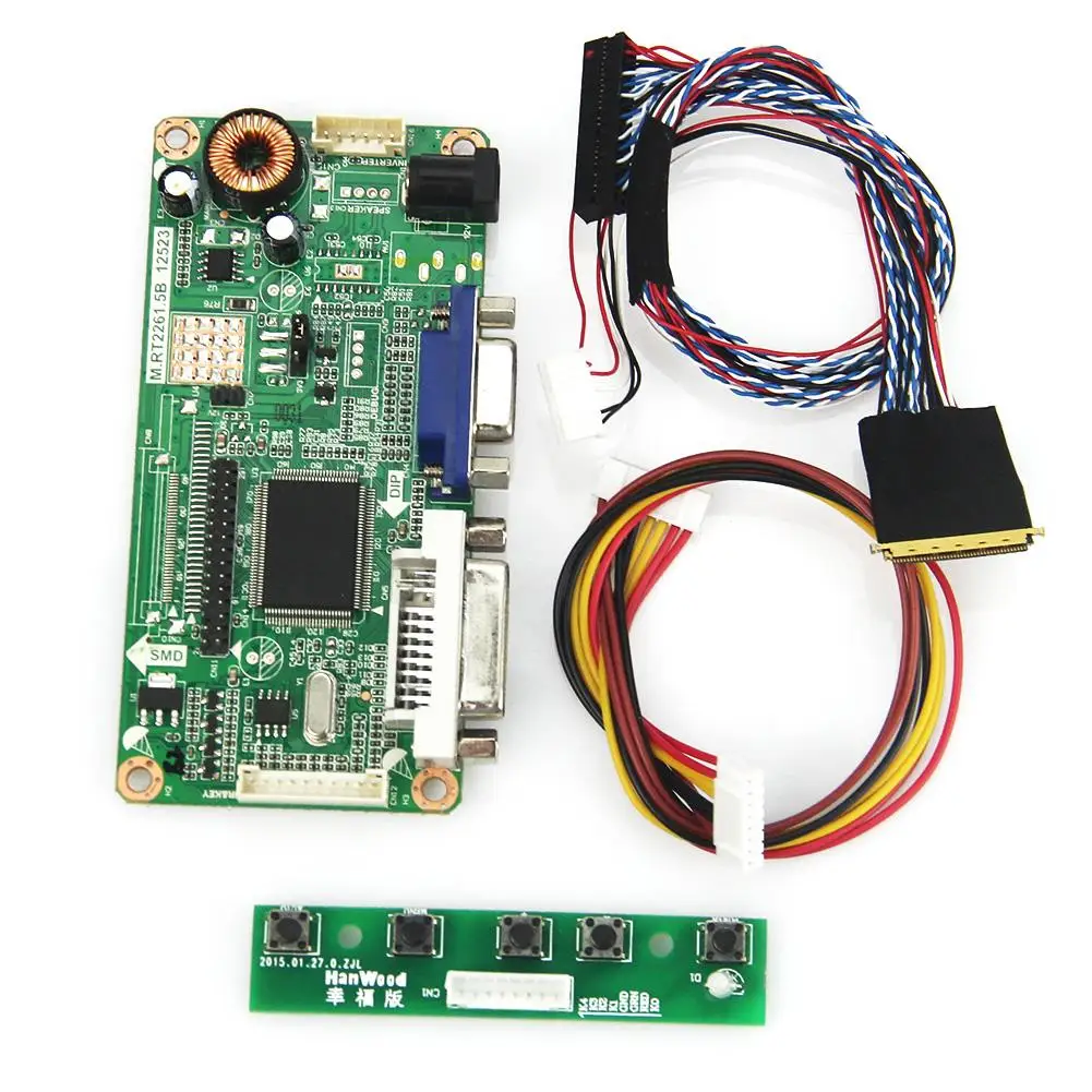 

(VGA+DVI) For HV056WX1-100 M.RT2261 LCD/LED Controller Driver Board LVDS Monitor Reuse Laptop 1280x800