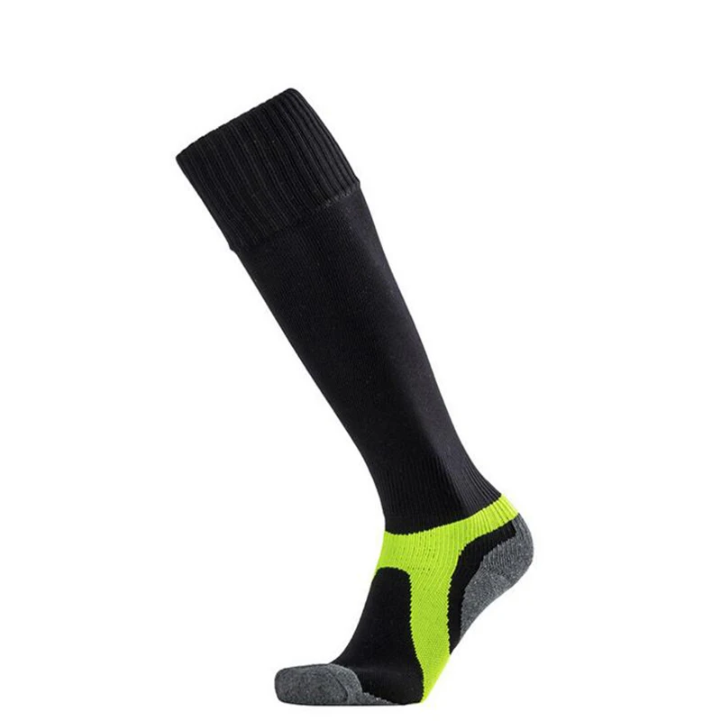 1 Pair Cotton Long Soccer Socks Non slip Sport Football Ankle Leg Shin