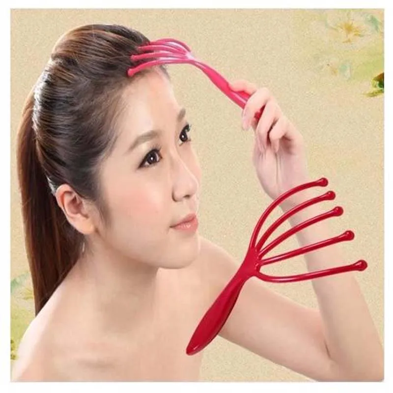 Mini massager massage scalp acupuncture point fingers head Mini massager massage scalp acupuncture point fingers head
