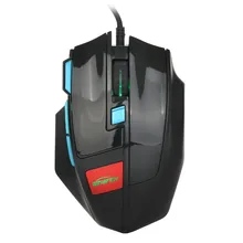 Проводная мышь регулируемая 4000 точек/дюйм USB оптическая игровая мышь Красочный Светодиодный свет высокое качество Мыши для ПК ноутбук офис L0129