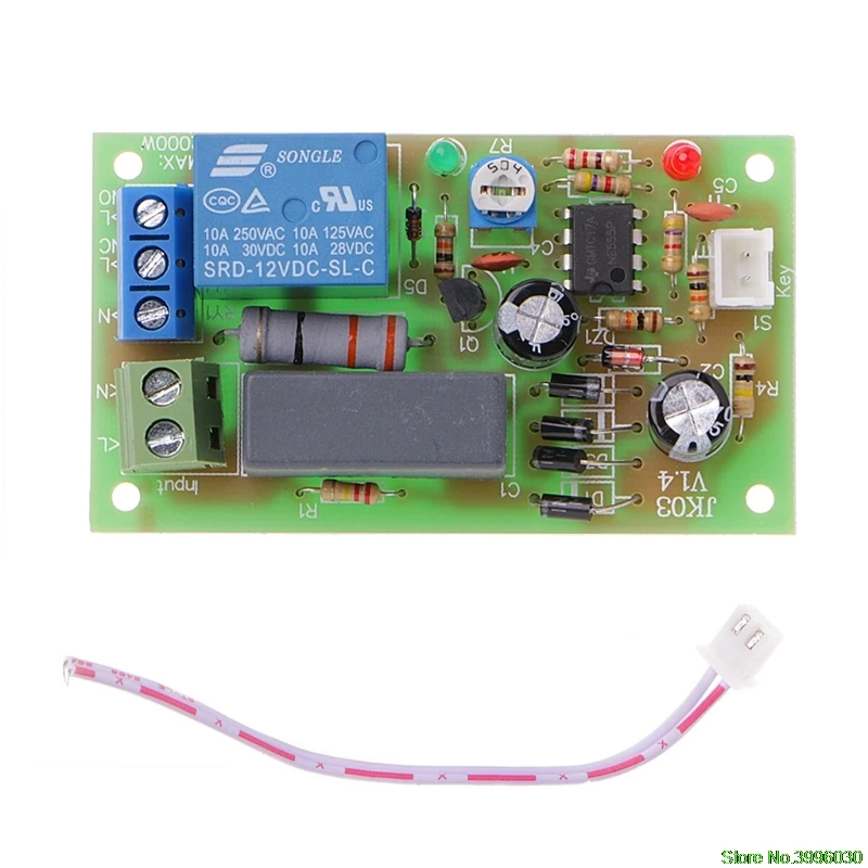 

AC 220V Trigger Delay Switch Turn On Off Board Timer Relay Module PLC Adjustable