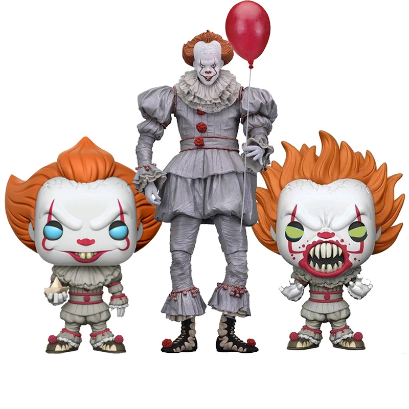 Neca Stephen King's It Pennywise Joker экшн фигурка Хэллоуин косплей маска игрушки куклы