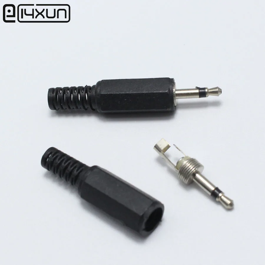 

4pcs 2.5mm DC Power Plug 2.5 2Pole Mono Audio Plugs Welding Type Microphone Adapter Connector