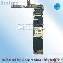 Raofeng 16 Гб без Touch ID l материнская плата для Iphone 6 plus материнская плата 5,5 дюймов хорошо работает разблокирована с чипами материнская плата