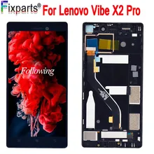 For Lenovo Vibe X2 Pro LCD Display Touch Screen Digitizer Assembly With Frame for lenovo X2PT5 LCD Replacement Parts