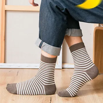

Cotton Business Casual Soft long Socks Crew Men Ankle Autumn Breathable Soft Medium thickness Long Socks 7 Pairs