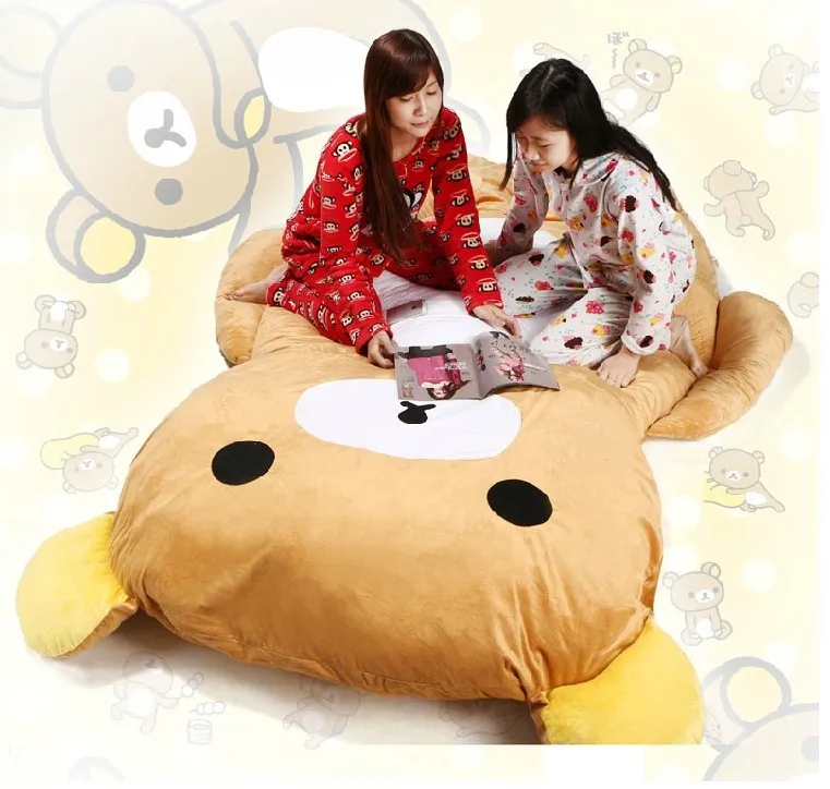 Rilakkuma bed Big sofa 2.3*1.6M Rilakkuma sofa bag Relax bear bed
