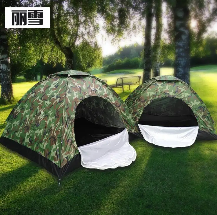 

Single-Layer Manual Tent Outdoor Tourism Mountaineering Double Camping Picnic Tent Waterproof UV Protection Account
