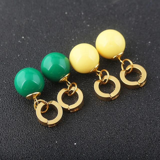 Anime Super Son Goku Zamasu Kai Potara Earrings Cosplay Costume Props A  Pair Accessories