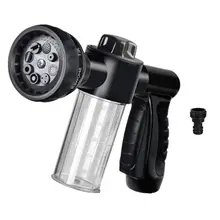 Пенный опрыскиватель, садовое Шланговое распылительное сопло для автомойки, пенопласт с 100cc бутылкой, пенопласт для снега с стиральной рукавицей, 8 распылителей