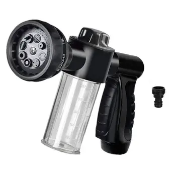 

Foam Sprayer, Garden Hose Spray Nozzle Car Wash Foam Gun with 100cc Bottle, Snow Foam Lance with Washing Mitt, 8 Spray Pattern