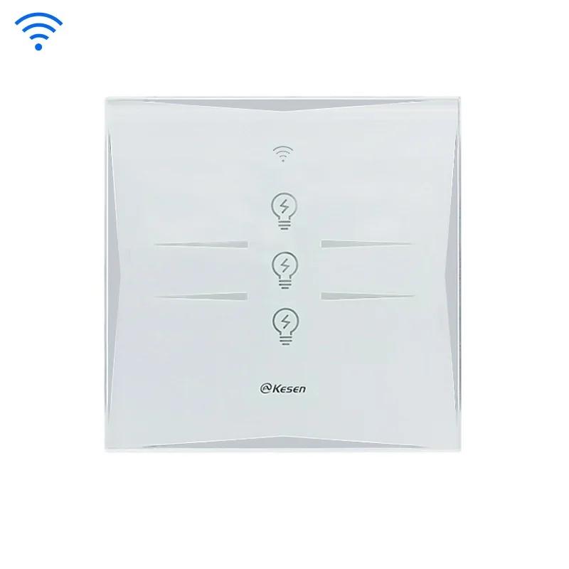 

Touch Switch 220V EU/UK Standard 1/2/3 Gang IOT Wifi Remote Control Smart Light Wall Switch For Android Iphone
