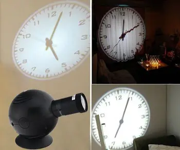 

Needle with Backlight Luminova Mechanical Plastic Hot Sale Circular Projection Modern Wall Clock Rome Arabia Digital