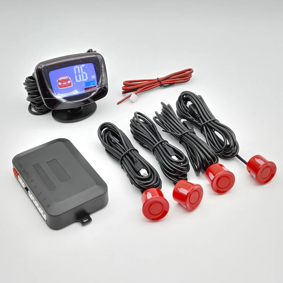 Car LCD Rear Parking Sensor Kit Colorful Monitor Display Auto