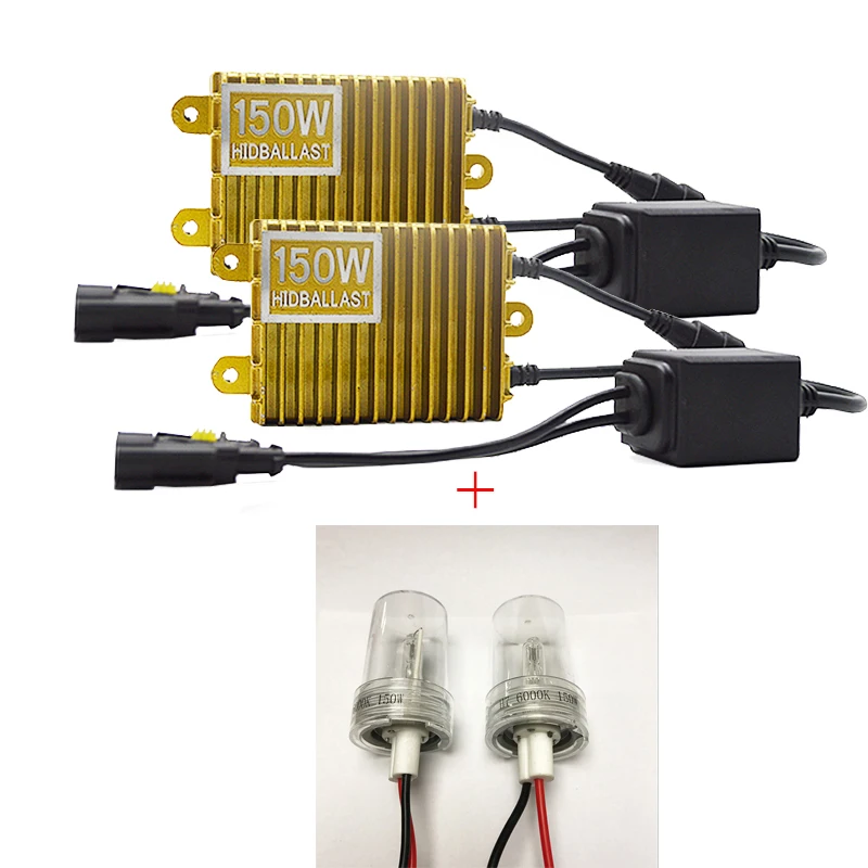 TPTOB 150 W Gold балласт HID ксеноновая лампочка 12 V H1 H3 H7 H11 9005 9006 6000 К Авто Xeno фар лампа нерегулируемые