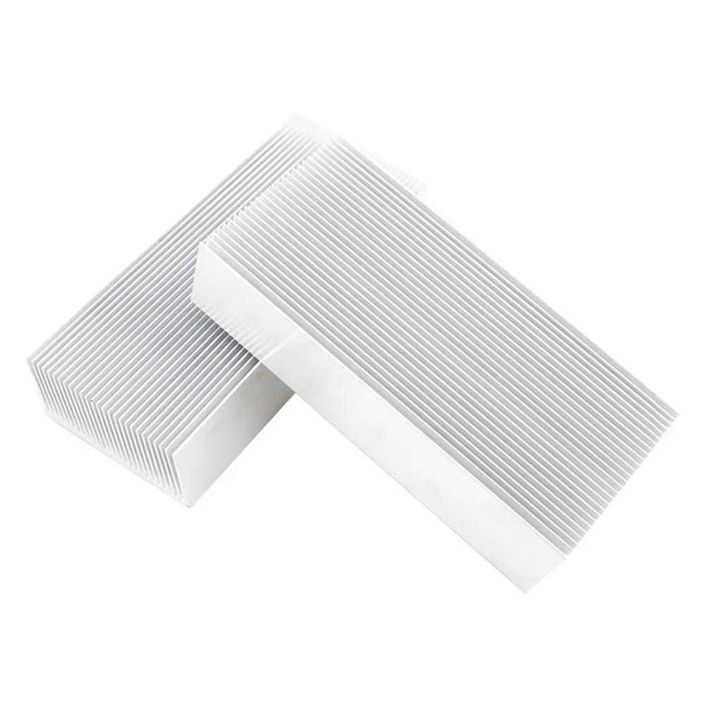 

NOYOKERE Useful 100*60*10mm DIY Cooler Aluminum Heatsink Grille Shape Radiator Heat Sink Chip for IC LED Power Transistor