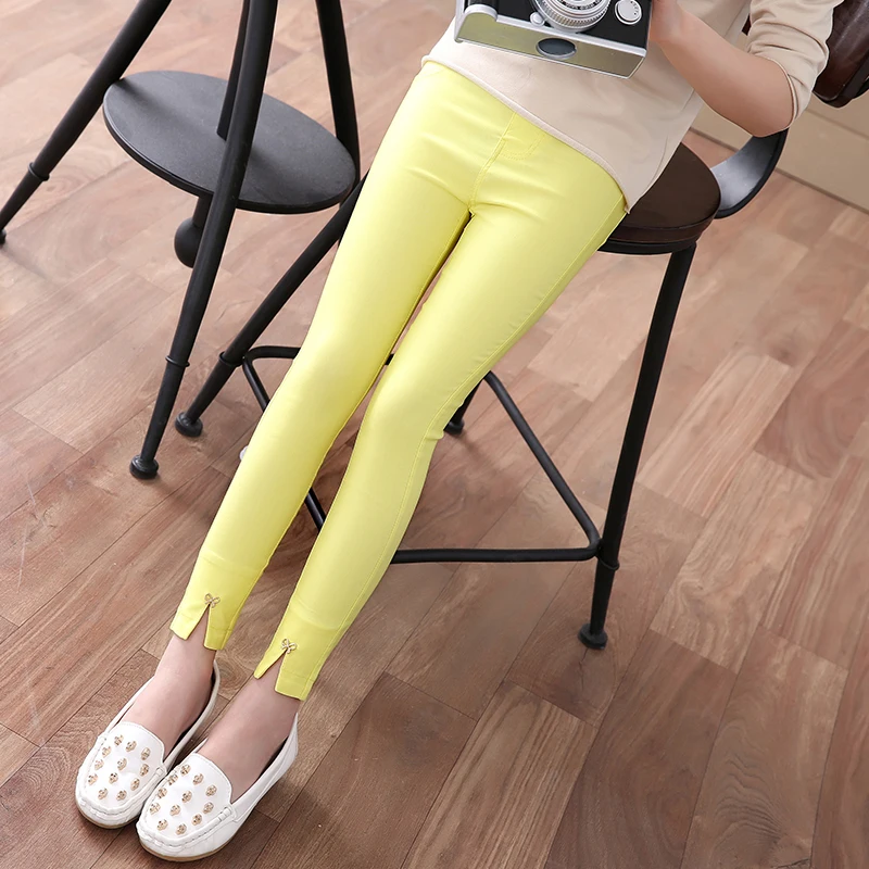 

Girls Pants Kids Pant Girl Trousers For Children Autumn Wear Cotton Pants School Teens Casual Leggings GH460