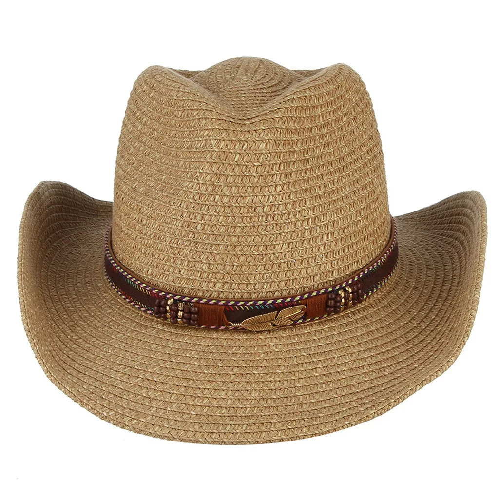 Sombrero hombre ковбойская шляпа для мужчин и женщин ретро Ковбойская шапка для верховой езды Регулируемая унисекс шляпа с широкими полями hapeau homme