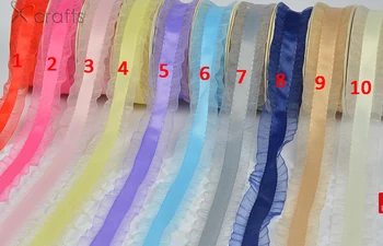 

1" 25MM Satin Ribbon Edge Skirt For DIY Hairbow Crafts Decoration Free Shipping