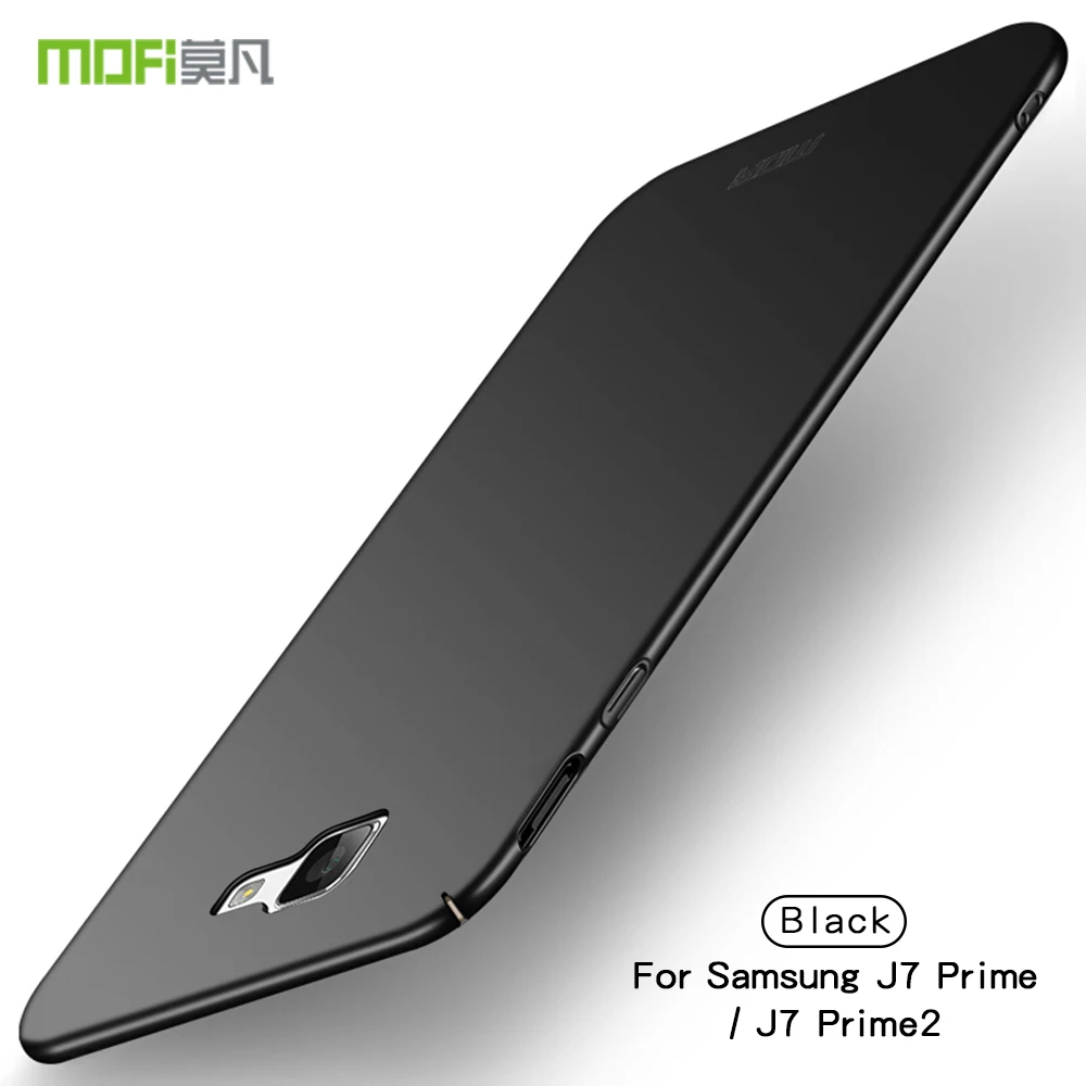 Чехол для samsung Galaxy J7Prime чехол MOFI чехол Мода жесткий поликарбонатный чехол для телефона для samsung Galaxy J7 Prime 2 задняя крышка - Цвет: Black