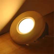 Светодиодный светильник, современный потолочный светильник 7 Вт, креативный светильник из цельного дерева, светильник для гостиной, задний настенный светильник, потолочный светильник