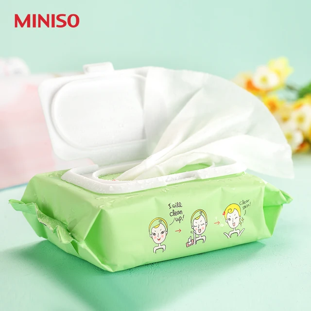 Miniso high quality product portable aloe vera cleansing towel